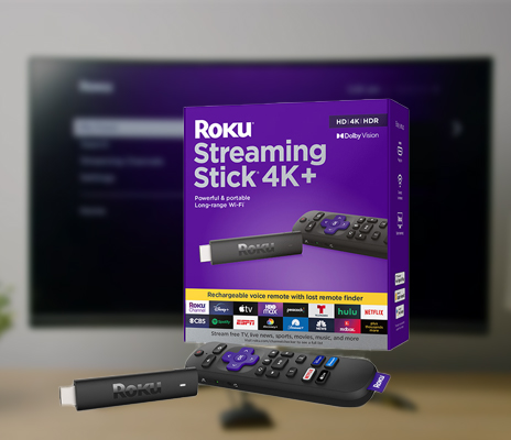 . Roku Streaming Stick 4K+ (4K)